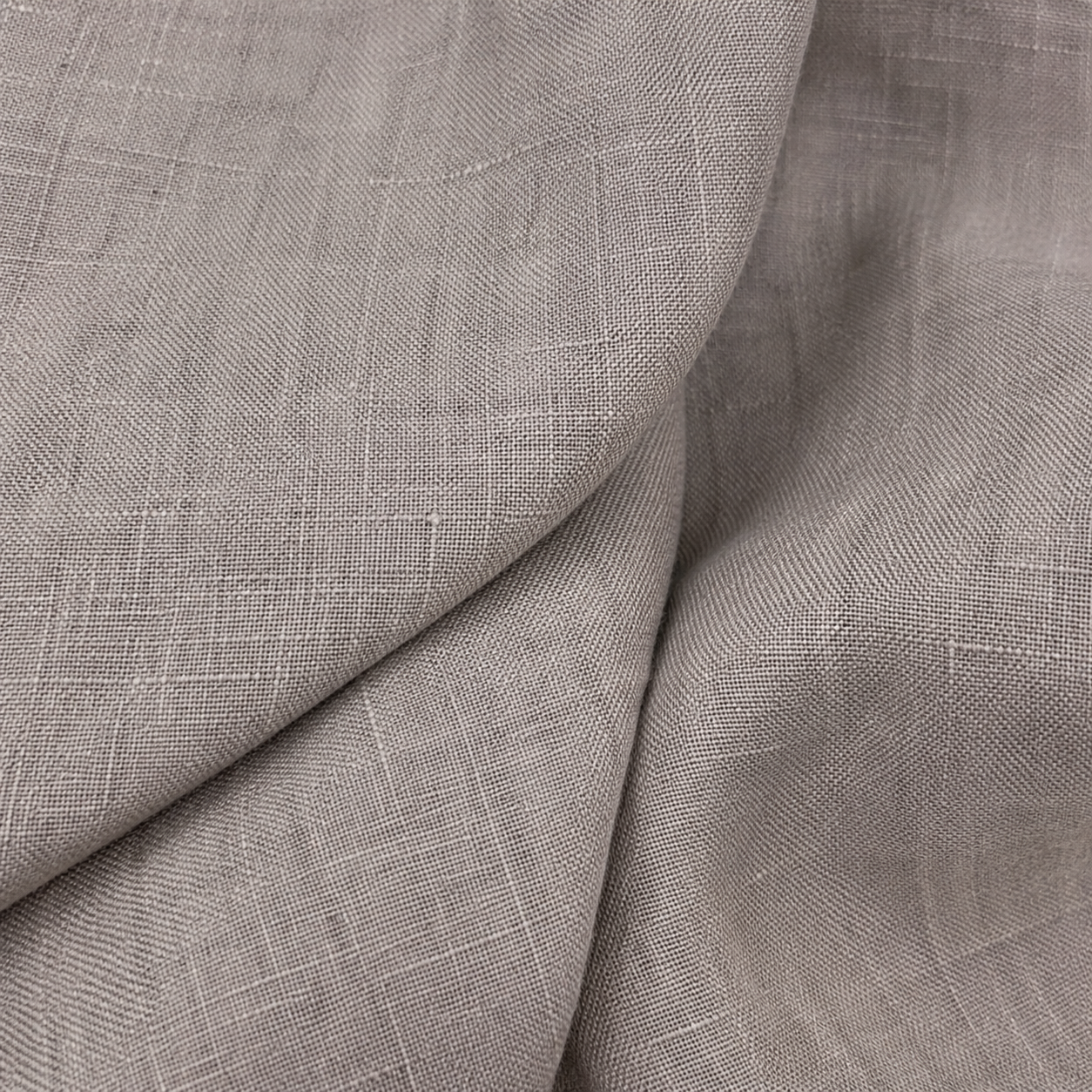Men’s Grey Pure Linen PJ Cord Set | 60 Lea Premium Linen Shirt & Pyjama Co-ord | Premium Lounge Wear