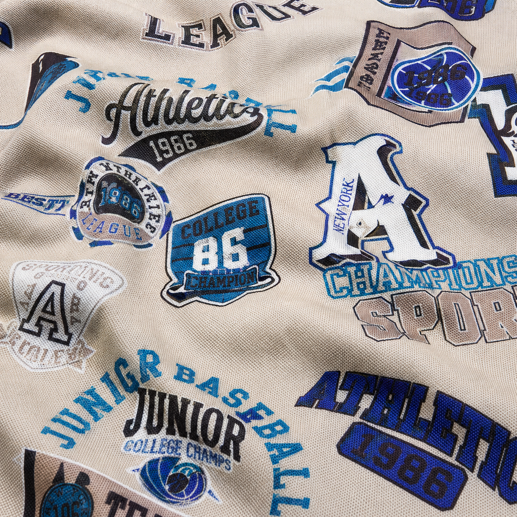 Athletic Graphic Printed Cord Set for Men – Casual Streetwear Co-ord