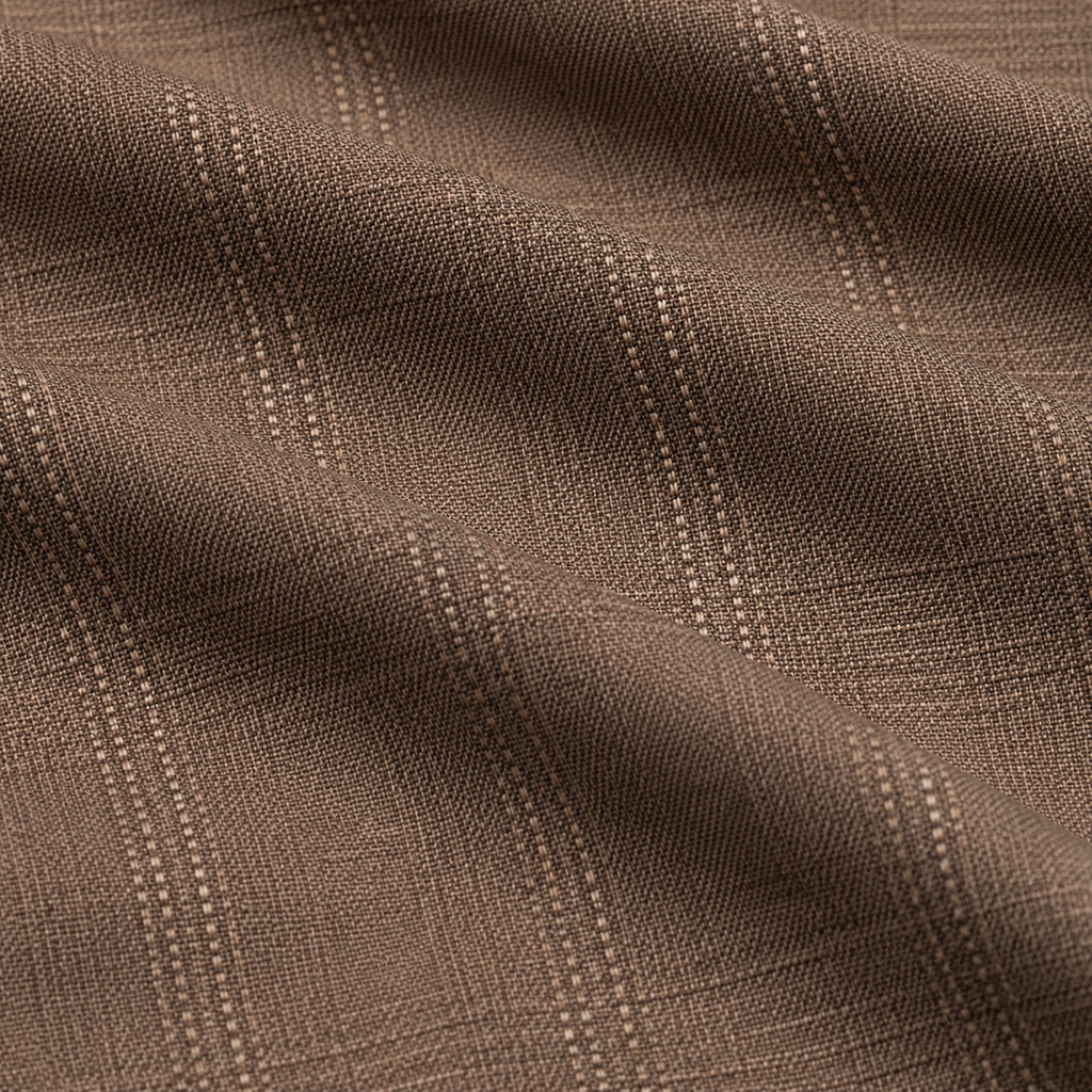 Mocha Textured Cotton Shirt