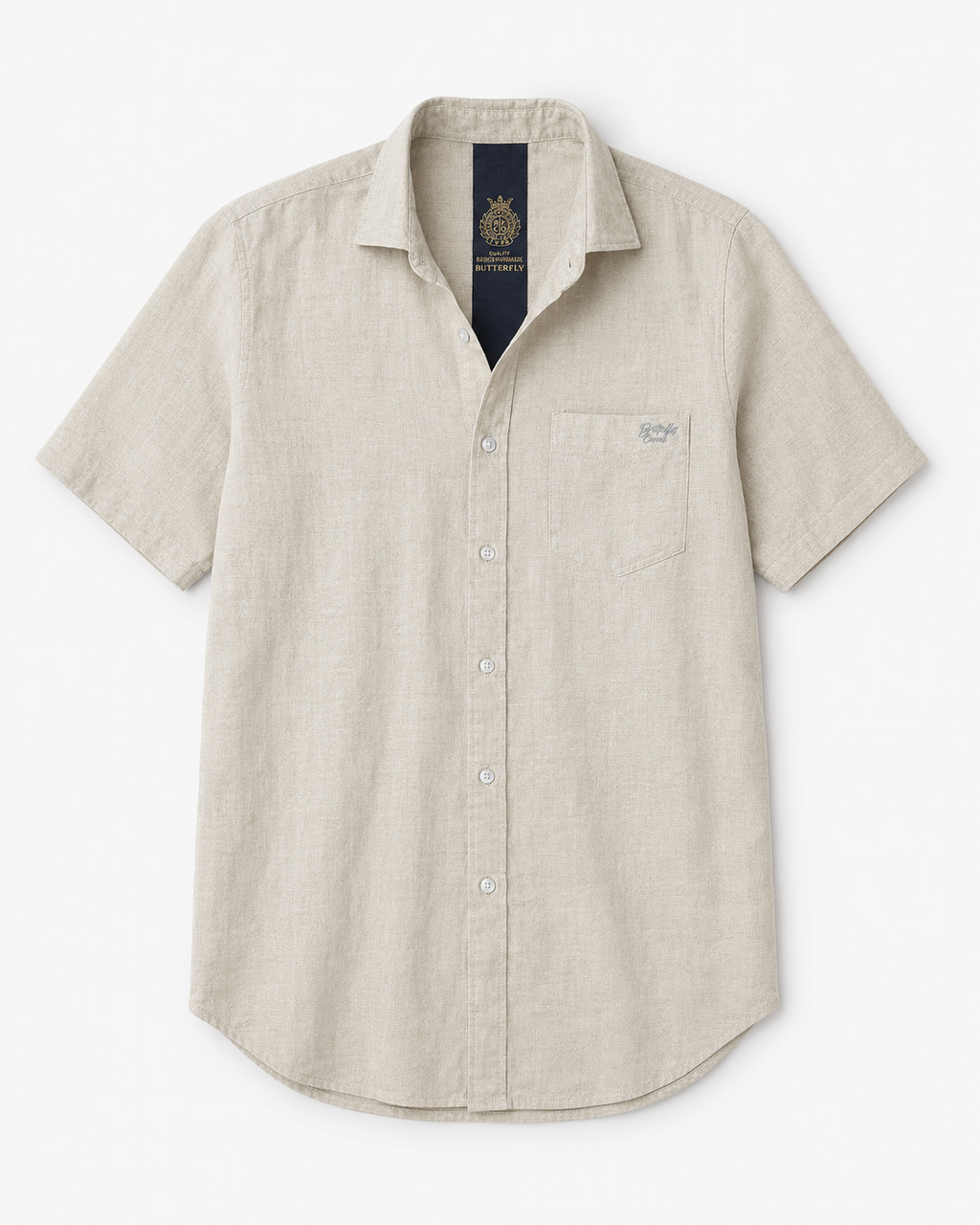 Sandstone Textured Cotton Shirt