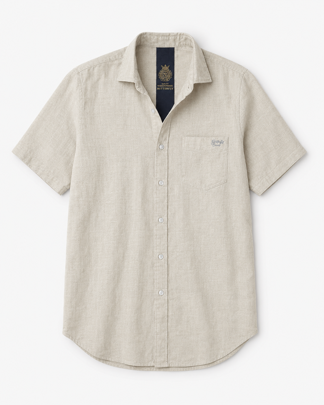 Sandstone Textured Cotton Shirt