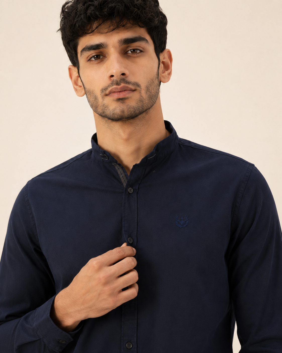 Navy Regent Cotton Shirt