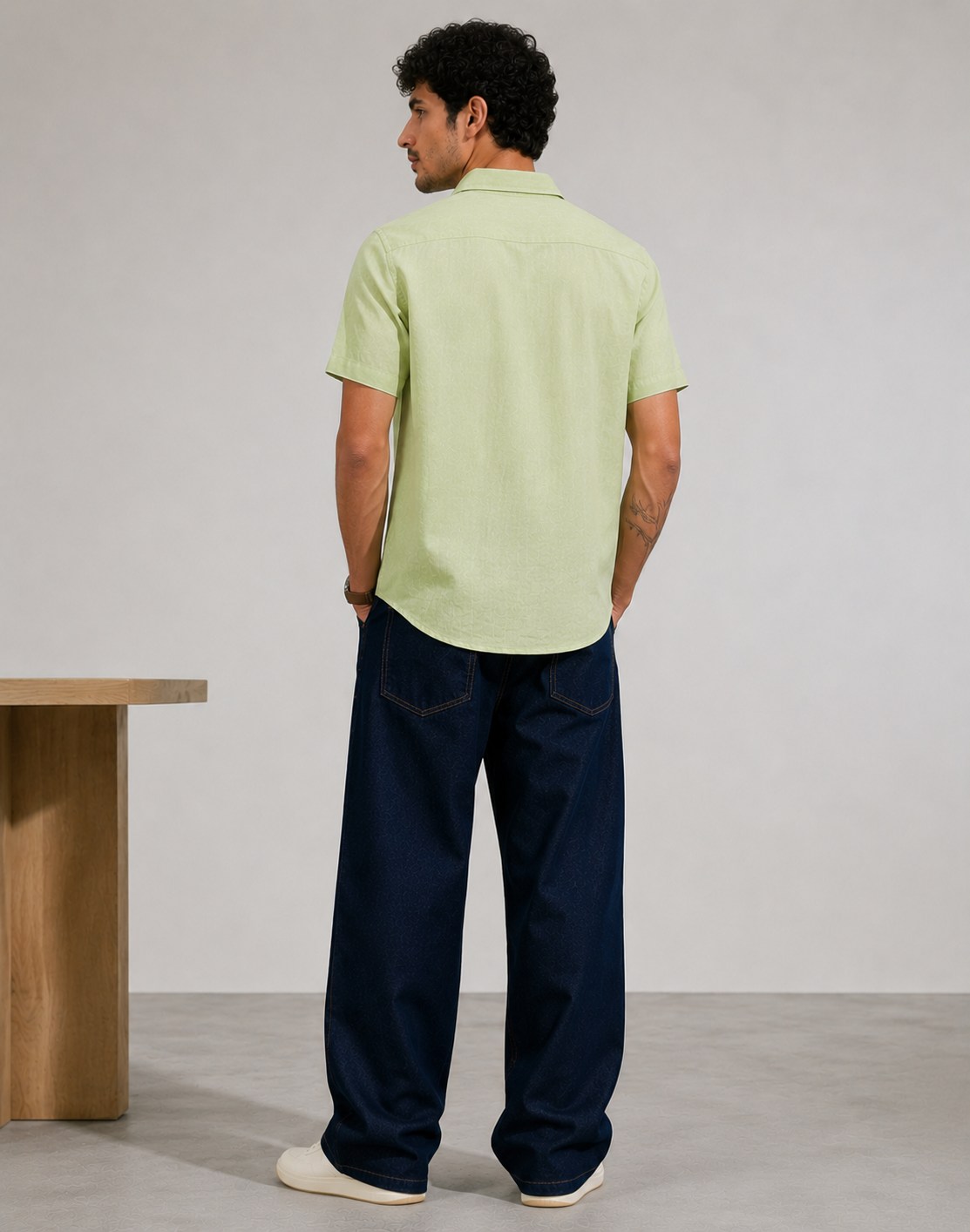 Pure Linen Shirt – Fresh Lime Green