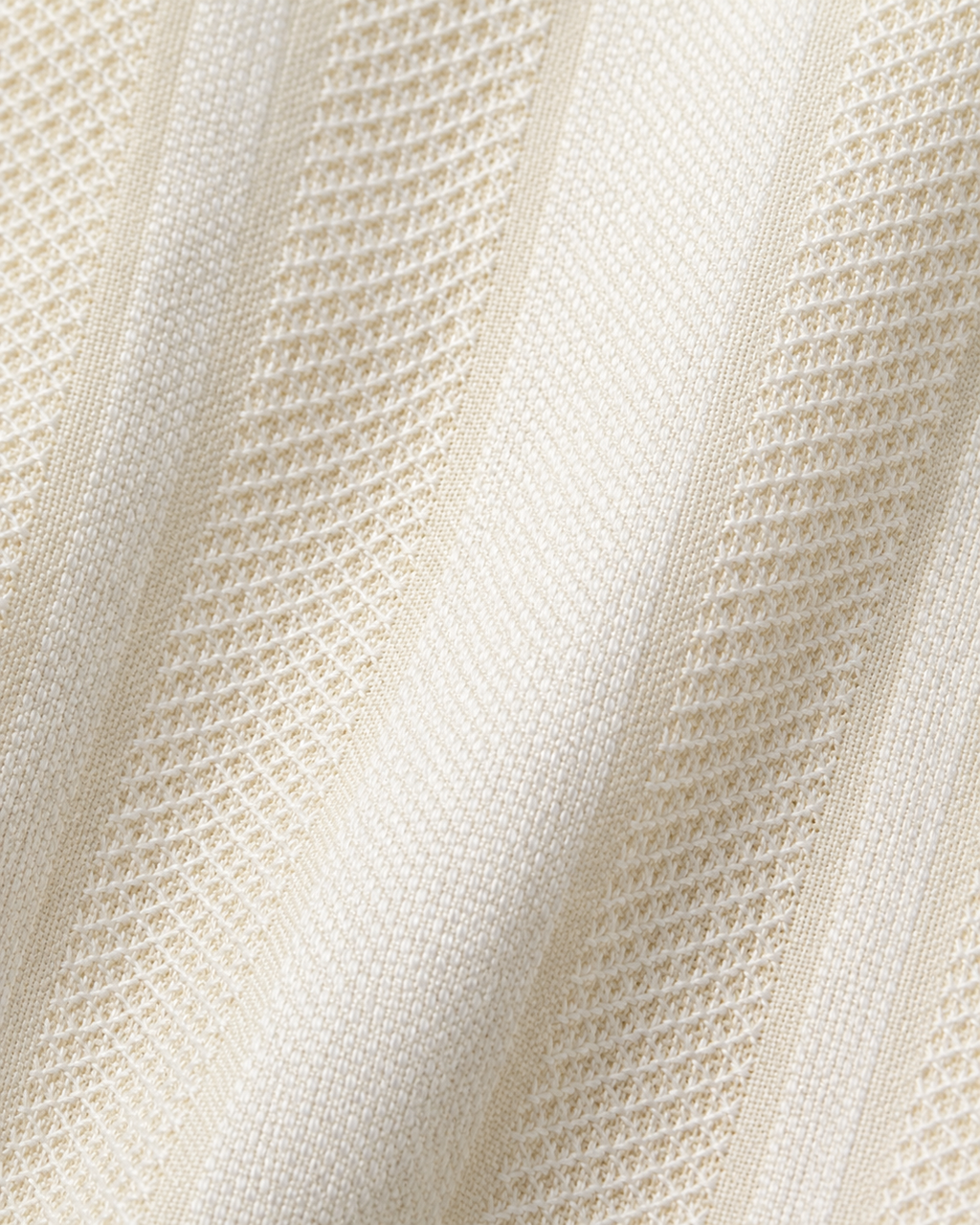 Ivory Textured Short Kurta